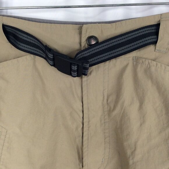 Mountain Hardwear Canyon Shorts Driftwood UPF 50 Hiking Belted Nylon Size Large - Picture 5 of 7